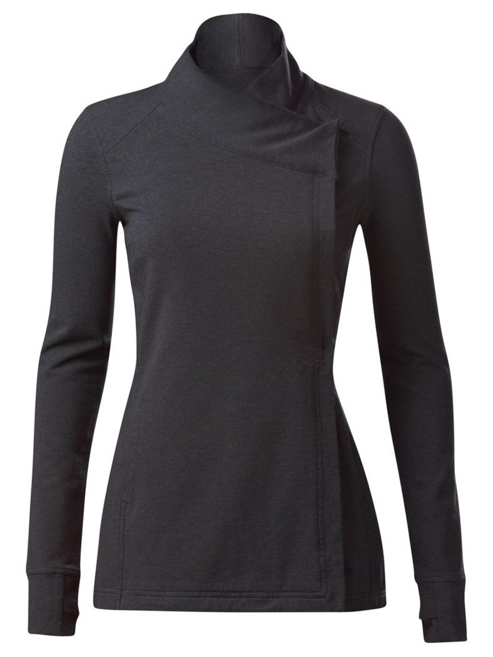 Lululemon Coast Wrap II Heathered Black